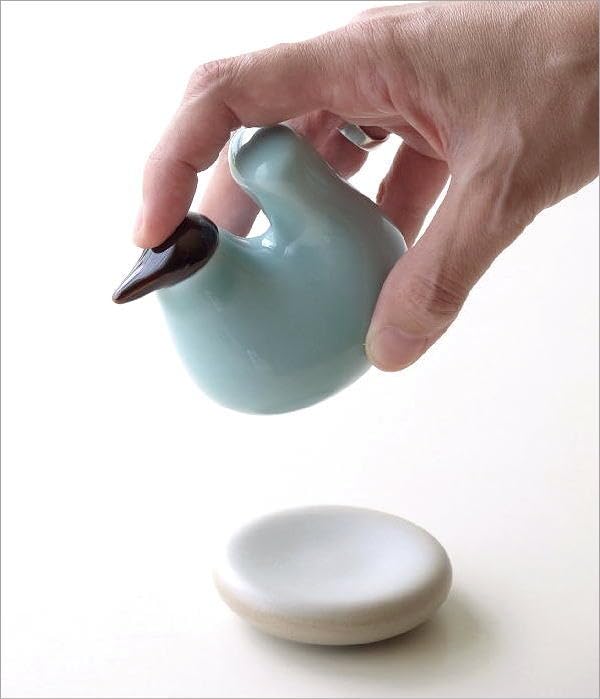 Amazon | 醤油差し 醤油さし おしゃれ 陶器 しょうゆ入れ バード 汁次